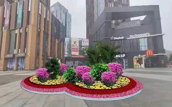 节日花坛